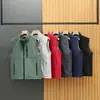 Chaleco de trabajo de otoño e invierno con cuello alto, chaleco de trabajo a medida con forro polar, a prueba de viento y cálido, para trabajo en grupo, con logo impreso