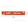 Banner de Feliz Navidad 2026 Estilo Nuevo Tela de Fondo Decoraciones para Fiesta Navideña Muñeco de Nieve Papá Noel con Tiras de Luz
