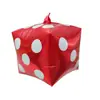 Variedad al por mayor de Globos de Película de Aluminio Dados Cubo Cuadrado de 22 pulgadas con Atar Cajas de Regalo de Navidad Decoración Fotográfica