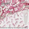 2.5*5mm Fundo Plano Retangular Diamante de Vidro para Nail Art Diamante de Formato Especial Joias para Nail Art Acessórios de Unha Vestíveis Diamante Atacado