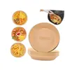 Fabricante de papel para freidora de aire Bandeja Silicona Papel de hornear Cuadrado Plato para barbacoa coreana Plato para mojar Antiadherente