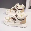 Zapatos Deportivos de Moda para Mujer 2026 Otoño/Invierno Nuevos Zapatos Cálidos de Algodón Suela Gruesa Suave Ligeros Casuales Zapatos de Papá G2505