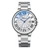 Reloj de pareja CHENXI Dawn con calendario, aguja azul, correa de acero, resistente al agua, con explosiones transfronterizas.