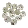 Venta al por mayor de Botones de Concha Natural de Caracola y Botones de Concha Redondos de Tres Ojos Accesorios de Gama Alta