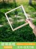Marco de fotos acrílico, marco de fotos transparente, marco de exhibición de trabajos de preescolar, material DIY para pintura en vidrio de PVC, marco creativo de madera maciza