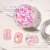 Joyería para Uñas Lentejuelas Mariposa Lentejuelas Mariposa Soñadoras Color Macarrón Colorido Mariposa Lentejuelas Soñadoras Joyería para Uñas