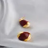 Brincos de Tarraxa Geométricos Listrados Únicos Design de Nicho Brincos Versáteis Nova Tendência Brincos Simples