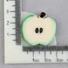 Grampo de Cabelo Fruta Maçã DIY Cola de Creme Melancia Morango Acessórios de Resina DIY Acessórios de Cabelo Abacaxi Capa de Celular Material