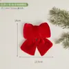 Decoração de Árvore de Natal Casa Laço de Veludo Dourado Pingente Grande Props de Atmosfera Laço de Flocagem de Atmosfera