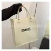 Bolsa de fieltro DIY Bolsa de fieltro Tote Bolsa de almacenamiento para cosméticos Bolsa de compras Tela no tejida Bolsa para mamá Moda hecha a mano Versátil