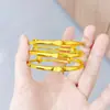 Joyería de aleación de cobre, oro de imitación, diseño de nicho, pulsera deslizante afectuosa 520 1314, pulsera para parejas, regalo para novia