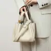 Bolsos, Bolsos Nuevos de Moda, Bolsos para Mujer, Bolsos de Hombro, Bolsos Cubo, Bolsos de Mano Versátiles de Cuero Genuino para Otoño, Bolsos Tote, Bolsos de Equipaje