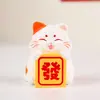 Enfeite Maneki-neko Fofo Personalizado de Fábrica Artesanato em Resina Gatinho Desenho Animado Decoração de Mesa Presente Festivo