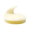 Pente massageador de shampoo para homens e mulheres, massageador de couro cabeludo anti-coceira para adultos, escova de shampoo de silicone com cerdas macias, escova de lavar cabelo para limpeza
