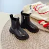 Sapatos de Menina Botas 2025 Outono Novo Estilo Britânico Botas Curtas Infantis Moda Menininha Botas de Bebê Botas Simples