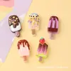 Brinquedo de Sorvete de Noz Simulada, Picolé de Semente de Melão Cola de Creme DIY Grampo de Cabelo, Brinquedo Infantil, Acessórios de Resina para Fliperama