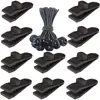 Clip para Tienda de Campaña Resistente al Viento para Exteriores Transfronterizo, Clip Espiral de Nylon para Lona, Clip Multifuncional para Cuerda de Viento de Tienda