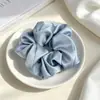 Scrunchie de Cetim Liso Estilo Francês para Mulheres, Prendedor de Cabelo Grande de Coque de Alta Qualidade, Acessório de Cabelo Versátil para Mulheres