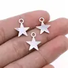15x 12mm 0.6g multicolor Comercio exterior aleación accesorios Sol Luna estrella estrella de cinco puntas colgante