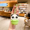 Chaveiro Pingente Criativo de Animal Pequeno Squishy Pistola de Água Desenho Animado Fofo Panda Coelho Brinquedo Decoração de Mochila de Estudante