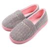Pantuflas de comercio electrónico transfronterizo de Amazon para embarazadas, pantuflas de algodón tejidas de goma para casa, cómodas, para uso familiar.