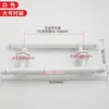 Manípulo de ferro ajustável em aço inoxidável para porta de ferro manípulo unilateral para porta de canal porta de correr porta corta-fogo manípulo universal para porta