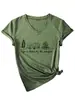 La vida es mejor junto al sitio independiente Amazon Ebay Camiseta casual y elegante de manga corta con cuello en V para mujer