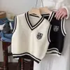 Chaleco para niño, prenda exterior de primavera y otoño, chaleco de punto, ropa de primavera y otoño para niños, top de primavera para niño, chaleco de talla mediana y grande
