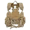 Colete de Treinamento para Esportes ao Ar Livre Camuflagem Militar Uniforme de Combate Tático Multifuncional Colete Protetor Cs