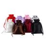 Bolsa de tela satinada seda imitación seda mini bolsa bolsa joyería peluca bolsa de embalaje bolsa de tela satinada