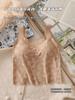 2024 Novo Estilo Lace Back Camisole Colete Feminino Verão Cinto Peito Almofada Copo Fixo Seda Gelo All-match Base Envolvida Peito Roupa Interior