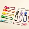 Cierre de Langosta de Plástico Colorido con Cadena de Cuentas Pintadas Accesorios para Joyería DIY Materiales para Colgantes de Arte con Cuentas Hechos a Mano Juguete de Dibujos Animados