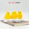 Colección Curiosa de Dragones de Leche Amarillos Criaturas Lindas Diversión de Bromas Figuras Creativas Adornos de Escritorio Impresos en 3D Juguetes Amarillo