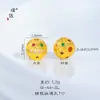 Loja de Ouro Puzuo Mesmo Estilo Ouro Areia Acessórios DIY Flor de Cinco Pétalas Peixe Koi Contas de Planeta Pulseira Colar Contas Espaçadoras com Contas
