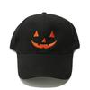 Chapéu de Halloween Europeu e Americano Retro Punk Hip Hop Chapéu Protetor Solar Chapéu Fantasma Abóbora Caveira Boné de Beisebol Comércio Exterior