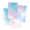 8 colores degradados papel simple para cuentas creativo papel de respaldo para tarjetas de teléfono móvil pegatina DIY papel de fondo adhesivo