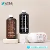 En Stock Botellas Pet Negras Vacías de 500 ml para Loción, Agua de Rosas, Desmaquillante, Gel de Ducha, Champú y Otros Líquidos