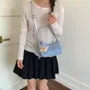 Nova Bolsa de Ombro Jeans Estilo Coreano 2026 para Mulheres, Design de Nicho, Bolsa Versátil de Ombro e Transversal, Adequada para o Dia a Dia
