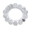 Calle de Ensueño Escena Fuegos Artificiales Blancos de Cristal Natural Pulsera Hecha a Mano para Mujer, Nuevo Estilo Versátil, Pulsera Blanqueadora al por Mayor