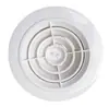 Saída de Ar Fresco Redonda de ABS Ventilação Tipo Pressão Ajustável Placa Redonda Embutida Saída de Ar Fresco Sistema de Ar Fresco Saída de Ar Fresco