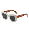 2022 nuevas gafas de sol retro de ojo de gato de montura grande transfronterizas de Europa y Estados Unidos lado 3 red tendencia popular gafas de sol para fotos callejeras 3994