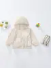 Jaquetas Infantis Novas para Meninos e Meninas, Roupas de Proteção Solar com Capuz e Zíper para o Verão com Bolsos, Peças de Exterior Casuais e Modernas