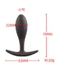 Gota d'água Silicone Plug Anal Posterior Contas de Passeio Expansão Anal Utensílio Masculino e Feminino Adulto