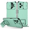 Funda Adecuada para Teléfono Móvil Oppo Realme C35, Realme C21 Soporte Tridimensional Ventana Deslizante A16 Funda Protectora Anticaídas