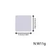 Venta al por mayor del fabricante Imanes para refrigerador en blanco para transferencia de calor Suministros para manualidades DIY Pegatinas de regalo Puerta de refrigerador Estilo simple