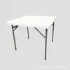 Mesa plegable de plástico para mahjong moldeo por soplado mesa cuadrada sin instalación mesa Gorrión portátil frotado a mano simple para el hogar mesa pequeña de ajedrez