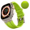 Correa para Apple Watch Ultra con patrón de piedra de silicona líquida AP para Apple iwatchS9876SE correa