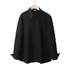 Cardigan de Manga Larga con Cuello Puntiagudo de Corte Holgado con Botones para Hombre Dongyu Amazon, Camisa de Manga Larga para Hombre al por Mayor
