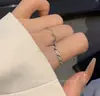 Anel Ondulado Simples Estilo Japonês e Coreano, Anel Personalizado com Design Único, Conjunto de Anéis de Dedo Tendência para Influenciadoras