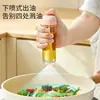 En Stock Envío Rápido Lata de Spray de Aceite Inferior Cocina Hogar Grado Alimenticio Tipo Spray Botella de Aceite Atomizador Vertical Control de Volumen Lata de Spray de Aceite